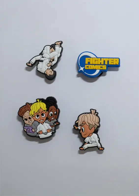 Jibbitz Charms Set for Crocs– Little Champions Edition - Fighter Comics